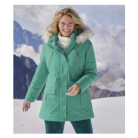 Parka Atlas for Women s kapucí lemovanou umělou kožešinou