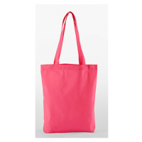 Westford Mill Nákupní keprová taška WM691 Raspberry Pink