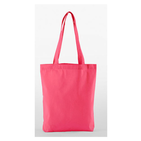 Westford Mill Nákupní keprová taška WM691 Raspberry Pink