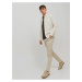 Béžové pánské chino kalhoty Jack & Jones