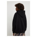 Mikina Answear Lab dámská, černá barva, s kapucí, s aplikací
