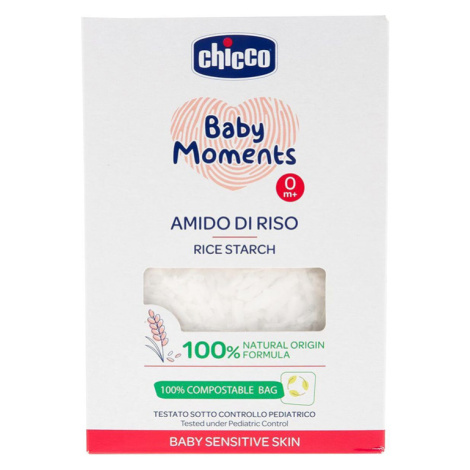 Chicco Dětský škrob do koupele Baby Moments Sensitive 250 g