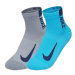 NIKE-U NK MLTPLIER ANKLE 2PR_Grey/Blue barevná