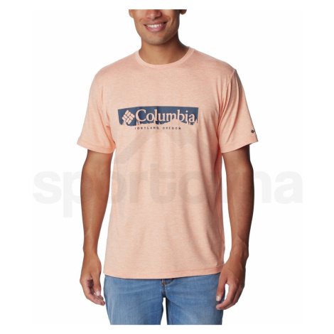 Columbia Kwick Hike™ Graphic SS Tee 2071763882 - apricot fizz/csc box treeline