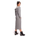 model 18002117 Maxi šaty s kapucí šedé - BeWear