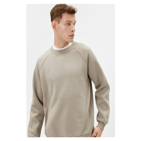 Koton Men's Brown Sweatshirt