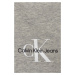 Dětské kraťasy Calvin Klein Jeans šedá barva, s potiskem, nastavitelný pas