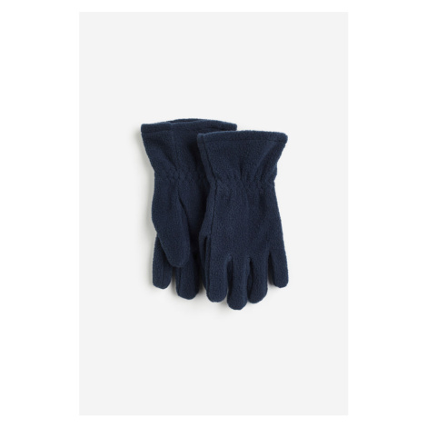 H & M - Flísové rukavice - modrá H&M