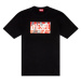 Tričko diesel t-just-l13 t-shirt černá