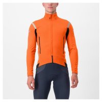 CASTELLI Cyklistická zateplená bunda - PERFETTO RoS 2 - oranžová