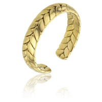 Marc Malone Otevřený pozlacený prsten Oaklynn Gold Ring MCJ.R1024