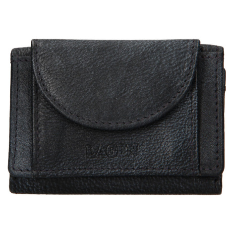 Lagen dámská mini peněženka kožená W-2030/R Charcoal