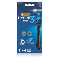 BIC FLEX3 Hybrid holicí strojek + náhradní břity 4 ks 1 ks