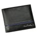 Pánská kožená peněženka Pierre Cardin SAHARA TILAK15 325 černá / modrá