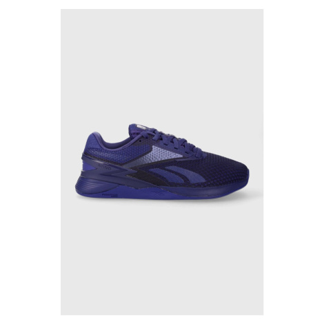 Tréninkové boty Reebok Nano x3 fialová barva