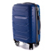Rogal Tmavě modrá sada prémiových plastových kufrů "Wallstreet" - M (35l), L (65l), XL (100l)