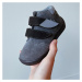 BEDA CELOROČNÍ VELUR BLACK MOON Grey | Dětské celoroční barefoot boty