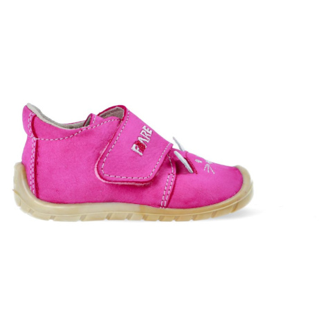 FARE BARE CELOROČKY Pink Cat | Dětské celoroční barefoot boty