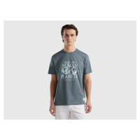 Benetton, T-shirt In Pure Organic Cotton