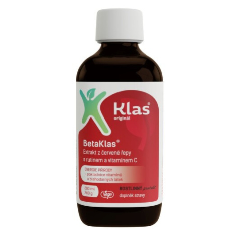 Klas BetaKlas extrakt z červené řepy, s rutinem a vitaminem C 200ml