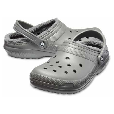 Crocs Classic Lined Clog - Slate Grey/Smoke