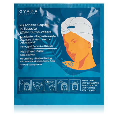 Gyada Cosmetics Hair Sheet Mask vyživující maska na vlasy 60 ml