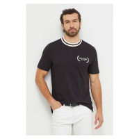 Bavlněné tričko Tommy Hilfiger černá barva, MW0MW33681