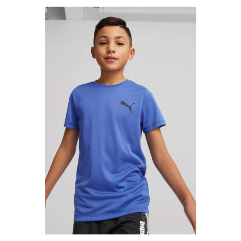 Dětské tričko Puma ACTIVE Small Logo Tee B fialová barva, s potiskem