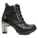 boty na podpatku dámské - Itali Negro - NEW ROCK - M.TR041-C2