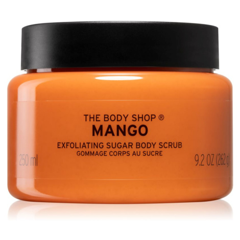 The Body Shop Mango Body Scrub osvěžující tělový peeling s mangovým olejem 240 ml