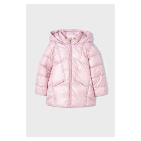 Dětská bunda Mayoral růžová barva