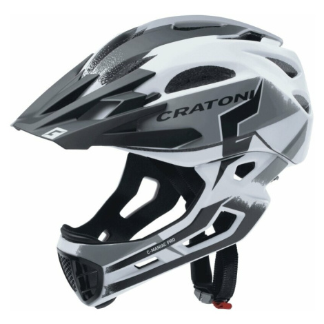 Cratoni C-Maniac Pro White/Black Matt Cyklistická helma