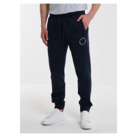 Big Star Man's Sweats Trousers Non Denim 350001 Navy Blue 403