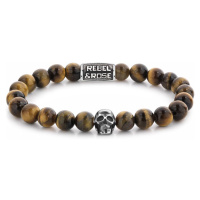 Rebel & Rose RR-SK005-S-L+ Mens náramek - Skull