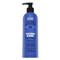 CHI Color Illuminate Platinum Blonde Purple Shampoo rozjasňující šampon pro platinově blond a še