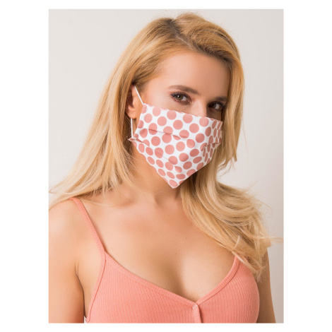 Bílá a růžová opakovaně použitelná maska Fashionhunters