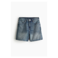 H & M - Mom High Denim shorts - modrá