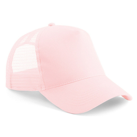 Beechfield Unisex síťovaná kšiltovka B640 Pastel Pink