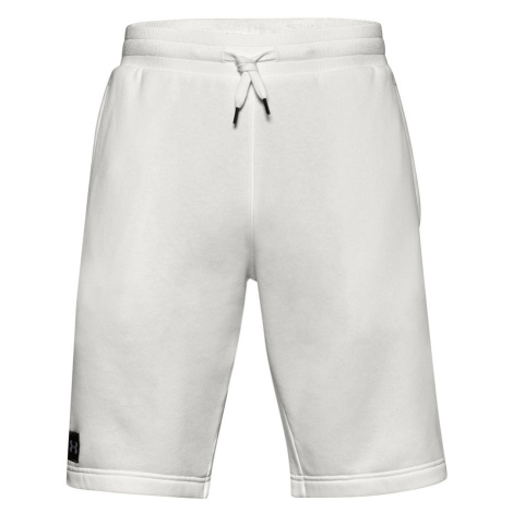 Pánské kraťasy Under Armour Rival Fleece Short Onyx White