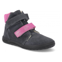 Barefoot dětské zimní boty Jonap B4 - šedorůžové devon