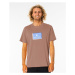 Tričko Rip Curl CORP ICON TEE Washed Peach