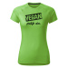 DOBRÝ TRIKO Dámské funkční tričko s potiskem Vegan, protože chci
