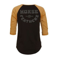 HORSEFEATHERS Top Oly - spruce yellow BLACK