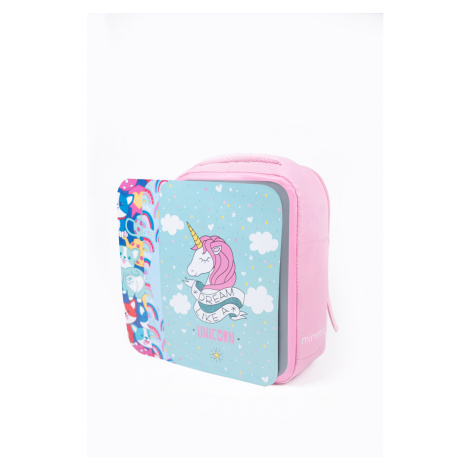 Mimetic předškolní batoh s vyměnitelným obrázkem - růžový - 11L