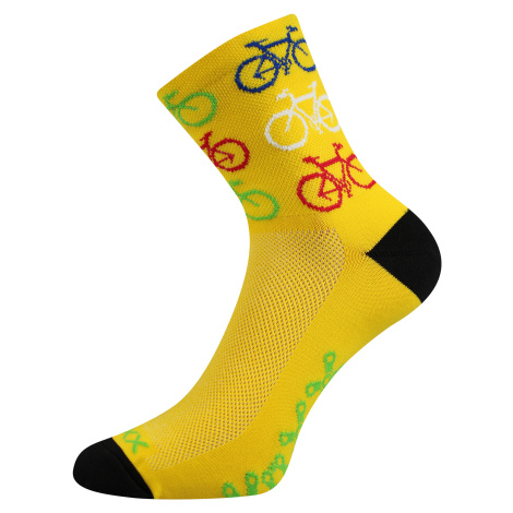 VOXX® ponožky Ralf X bike/žlutá 1 pár 115177