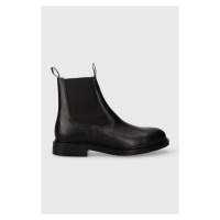 Kožené kotníkové boty Gant Millbro pánské, černá barva, 27631416.G00