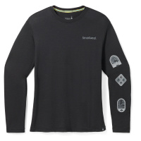 Smartwool OUTDOOR PATCH GRAPHIC LONG SLEEVE TEE black