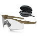 Brýle Ballistic M-Frame 3.0 Array EN SI Oakley®, 2 skla – Čiré + Kouřově šedé, Písková