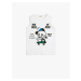 Koton Athlete Round Neck Cotton Skull Printed Round Neck