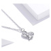 GRACE Silver Jewellery Stříbrný řetízek s přívěskem Nekonečná láska - stříbro 925/1000 NH-SCN442